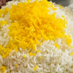 چلو ایرانی اعلا زعفرانی
