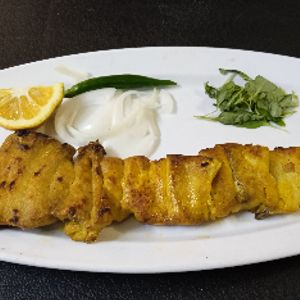 یک سیخ ماهی کبابی شیر دریایی هندیجان