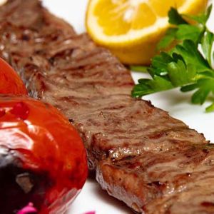 فیله گوساله 220گرم چلوکره ایرانی و دورچین