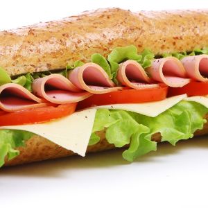 ژامبون مرغ-چیپس-مخلفات