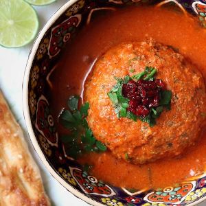 کوفته تبریزی مخصوص بهمراه دورچین مخصوص مظفریه