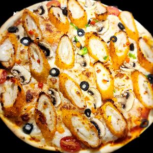 رول سوخاری شده، پنیر ، قارچ ، دلمه ، زیتون ،گوجه گیلاسی ، سس مارینارا