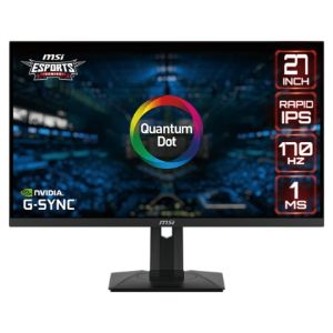 RAPID IPS/300NIT(400NIT HDR)/170Hz
/SRGB150%/DCIP3 95%/ADOBE RGB 93%/
1MS/10 Bit/1B COLOR SUPPORT/WQHD