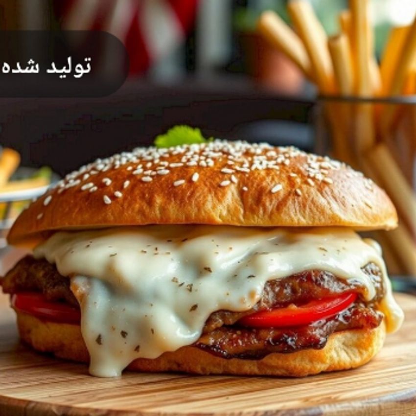 همبرگر و پنیر و..