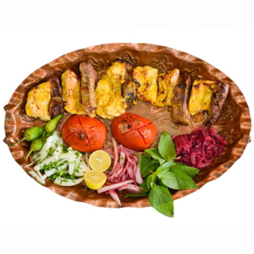 150گرم مرغ 150گرم فیله گوساله