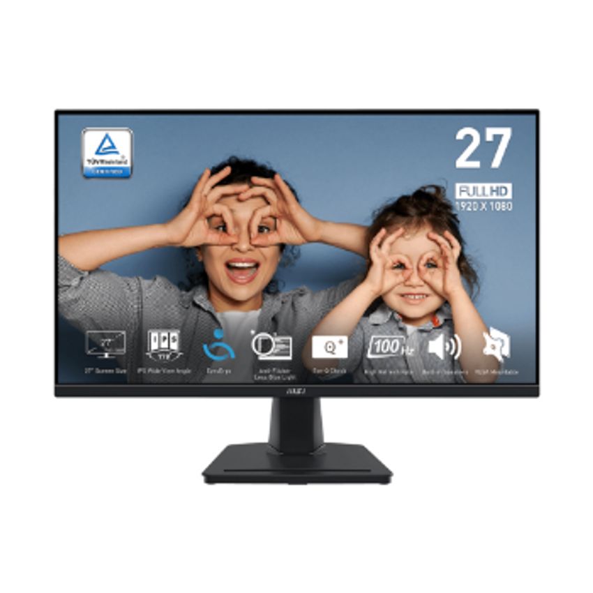 برای مشاهده اطلاعات کلیک کنید          
<BR>
<BR>


Size: 27 Inch 
<BR>
Aspect Ratio: 16:9 
<BR>
Curvature:  Flat
<BR>
Panel<BR> 
Refresh Rate: 100 Hz
<BR>
Response time: 1MS 
 Type: IPS
<BR>
Resolution: :FHD (1920X1080)
<BR>
HDR:N/A
<BR>
Stand: Fix Stand
<BR>
SPEAKER: 2x 2W