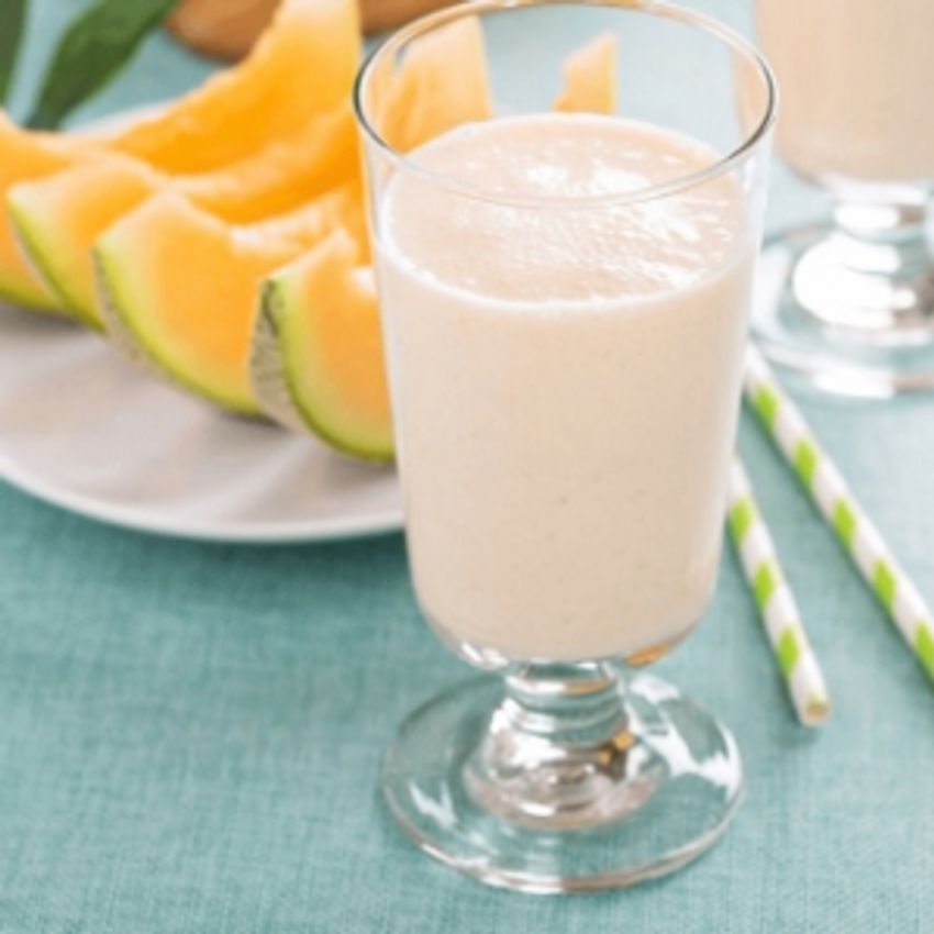 آب طالبی + بستنی وانیل