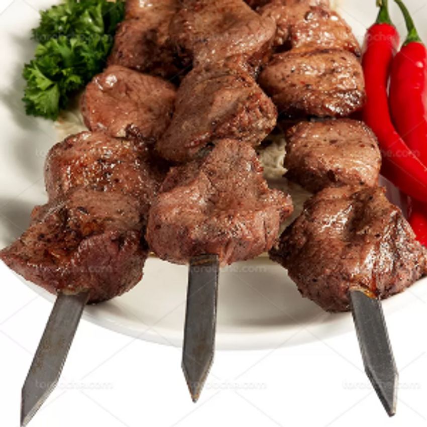 ۱۸۰گرم‌گوشت فیله گوسفندی با مخلفات 