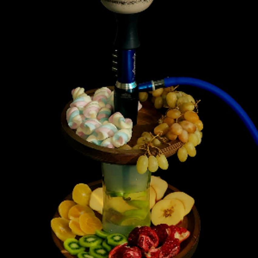 قلیون vip پنج مدل میوه تازه و مارشمالو  