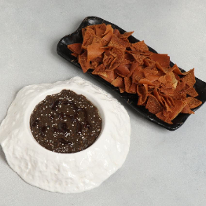 بادمجان +گردو+ارده+رب انار