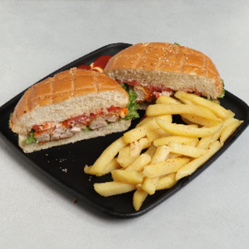 200 گرم مرغ سوخاری +قارچ پنیر