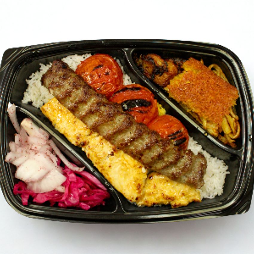 300گرم جوجه بدون استخوان 300گرم کوبیده گوشت