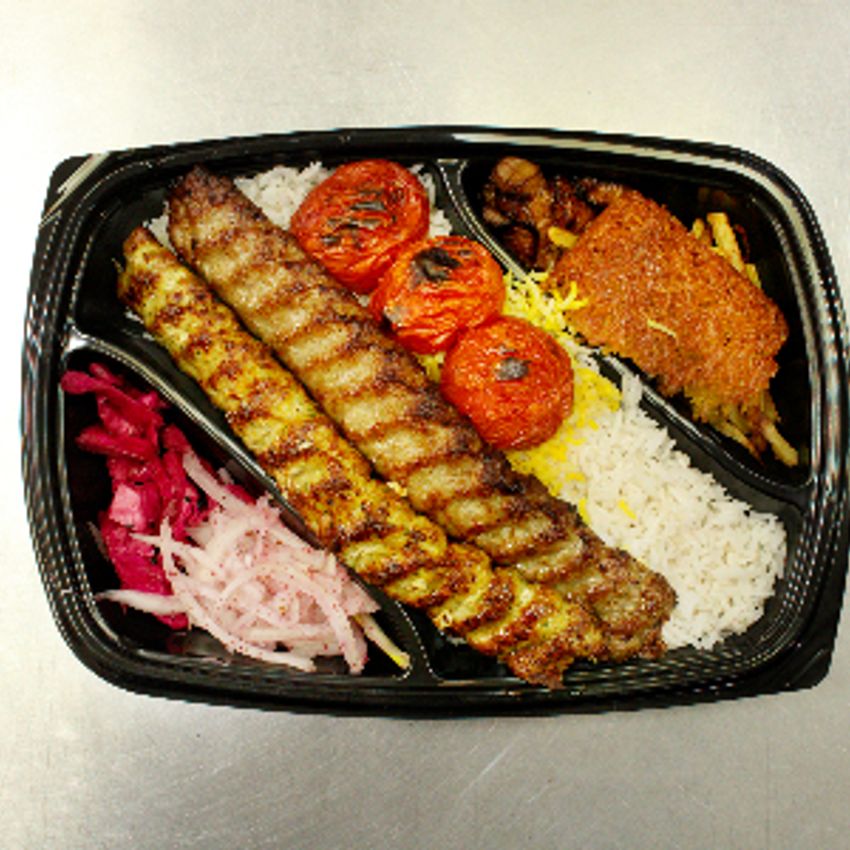 240 گرم مرغ چرخ کرده با دمبه گوسفندی