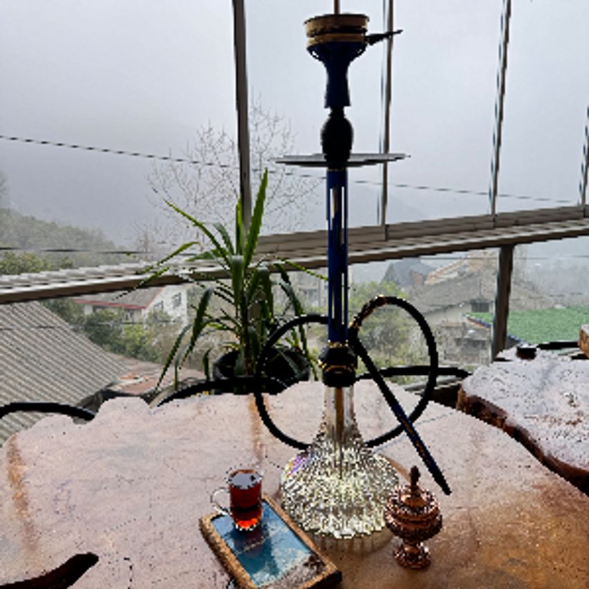 قلیان اسپشیال باطعم دلخواه( لاو ، مسکو، استوایی ، لیدی و …..) به همراه ۲ لیوان چای و نبات