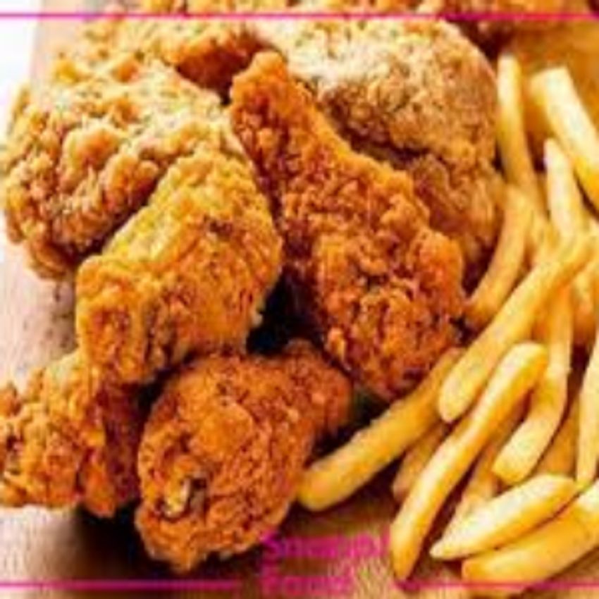 3 تیکه فیله سوخاری سیب زمینی و قارچ