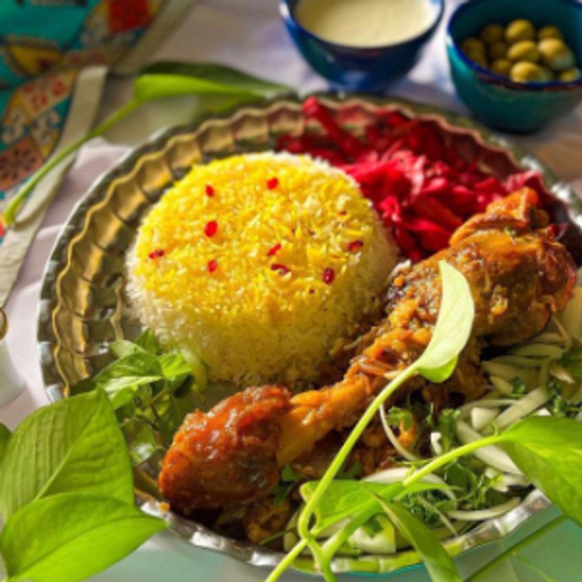 چلو گردن یا چلو ماهیچه450گرمی
همراه با دورچین