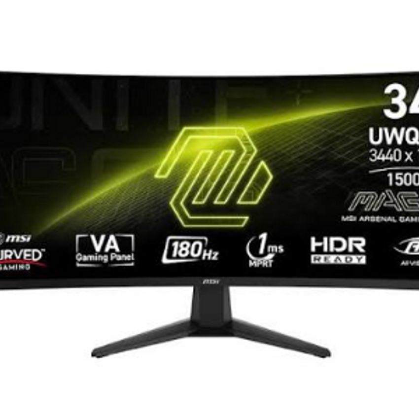 VA/34"/UWQHD/180HZ/1MS/1500R/SRGB118%/DCIP3 94%/ADOBE RGB90%/300NIT/FIX