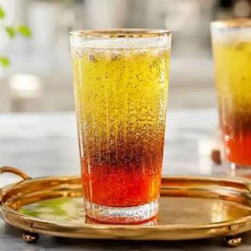 تخم شربتی و خاکشیر  ، زعفران ، شربت البالو ،زعفران