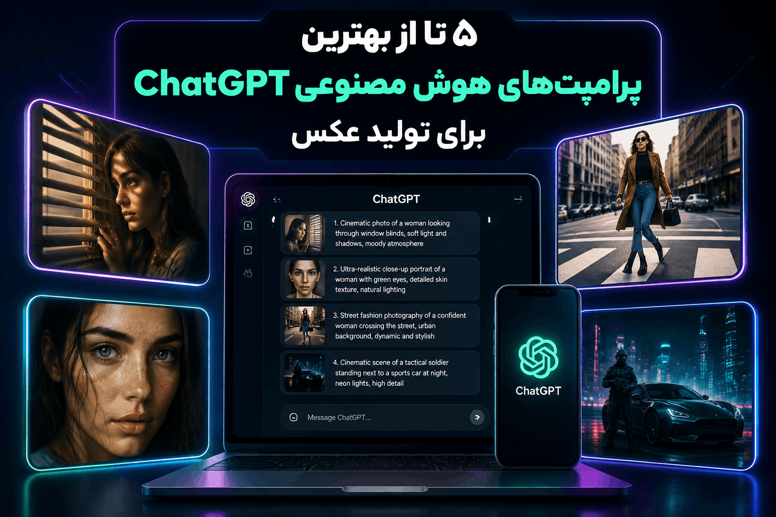 5 تا از بهترین پرامپت های هوش مصنوعی chatGPT-پرامپت - هوش مصنوعی - پرامپت هوش مصنوعی - ai