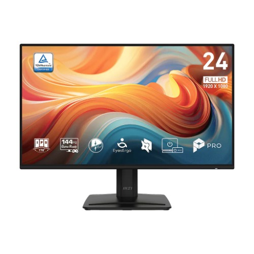 Size: 23.8 Inch 
<BR>
Aspect Ratio: 16:9 
<BR>
Curvature:  Flat
<BR>
Panel:IPS
<BR> 
Refresh Rate: 144 Hz
<BR>
Response time: 1MS 
<BR>
Resolution: :FHD (1920X1080)
<BR>
HDR:N/A
<BR>
Stand: Fix Stand